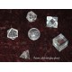 Platonic Solids set: Quartz