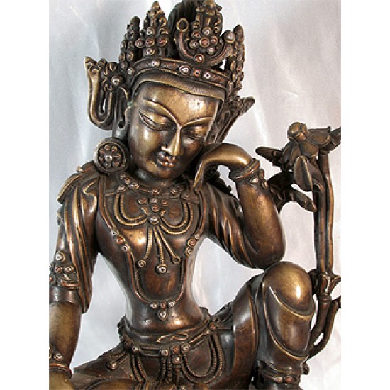 Bodhisattva Lokesvara Statue: Tibetan, 19th Century